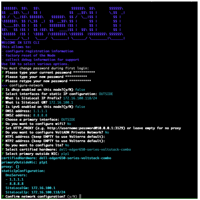 Figure: Configure network master-2